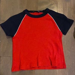 brandy melville cropped shirt